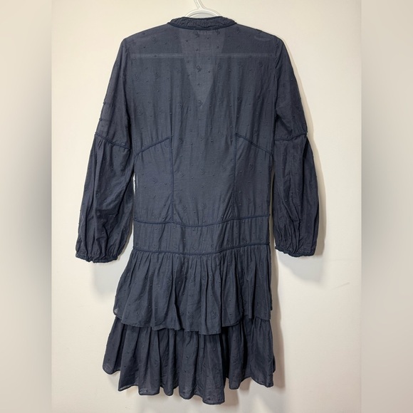 Ulla Johnson Midnight Blue Ruffle Jaclyn Dress size 0 - Picture 9 of 14